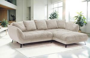 ROHOVÁ SEDAČKA, textil, béžová, světle hnědá Livetastic - Sedací soupravy, Online Only
