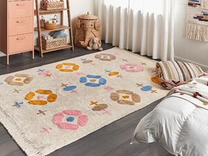 Bavlněný koberec 160 x 230 cm barevný DARAN