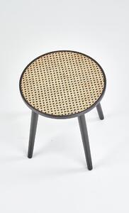 Konferenční stolek JANE - přírodní ratan/černý