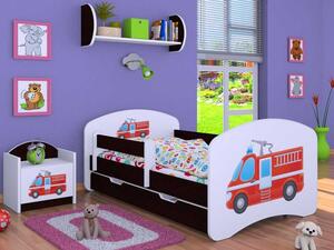 Dětská postel Happy Hasiči (9 barevných variant)