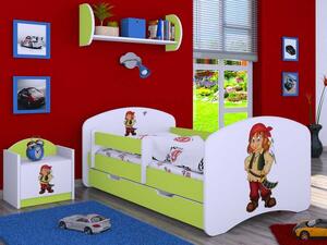 Dětská postel Happy Pirát (9 barevných variant)