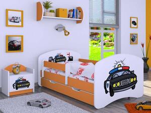 Dětská postel Happy Policie (9 barevných variant)