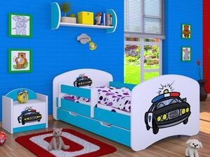 Dětská postel Happy Policie (9 barevných variant)