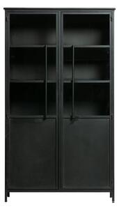 Černá kovová vitrína 99x170 cm Exhibit – BePureHome