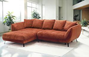 ROHOVÁ SEDAČKA, textil, rezavá Livetastic - Sedací soupravy, Online Only
