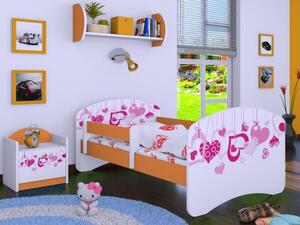 Dětská postel Happy Srdce (9 barevných variant)