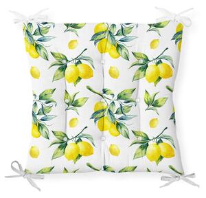 Podsedák s příměsí bavlny Minimalist Cushion Covers Lemons, 40 x 40 cm