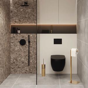 Baltica Design Tube záchodová štětka stojací zlatá 5904107906133