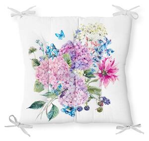 Podsedák s příměsí bavlny Minimalist Cushion Covers Bouquet, 40 x 40 cm