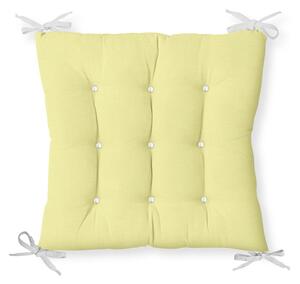 Podsedák s příměsí bavlny Minimalist Cushion Covers Lime, 40 x 40 cm