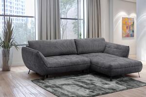 ROHOVÁ SEDAČKA, textil, antracitová Livetastic - Sedací soupravy, Online Only