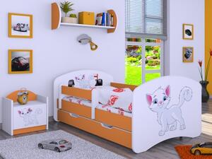 Dětská postel Happy Kočička (9 barevných variant)