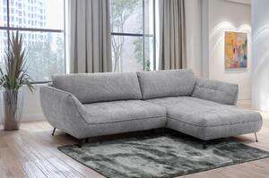 ROHOVÁ SEDAČKA, textil, šedá Livetastic - Sedací soupravy, Online Only