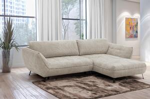 ROHOVÁ SEDAČKA, textil, pískové barvy Livetastic - Sedací soupravy, Online Only