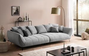 POHOVKA BIG SOFA, textil, světle šedá Livetastic - Pohovky, Online Only