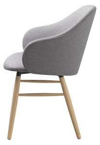 Šedá jídelní židle Unique Furniture Teno Oak