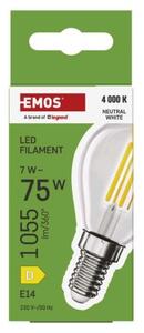 Emos lighting LED žárovka Filament Mini Globe / E14 / 7 W (75 W) / 1055 lm / neutrální bílá 1525731456