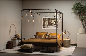 Černá dvoulůžková kovová postel vtwonen Bunk, 160 x 200 cm
