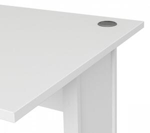 Kancelářský stůl Prima 80400/71 bílý/bílé nohy - TVI
