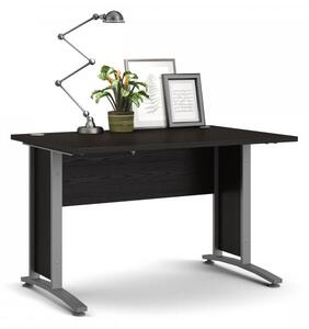 Kancelářský stůl Prima 80400/70 černý/stříbrné nohy - TVI