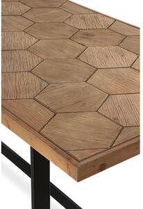 Jídelní stůl s deskou v dekoru jasanového dřeva Geese Honeycomb, 178 x 90 cm