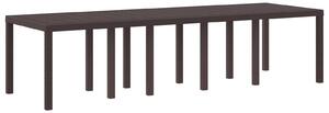 Zahradní stůl Hnědá 300 x 100 x 73 cm polyratan 3378521