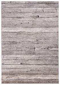 Makro Abra Kusový koberec PETRA 3041 1 244 Desky Dřevo Moderní hnědý šedý béžový Rozměr: 200x300 cm