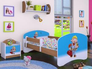 Dětská postel Happy Bořek stavitel (9 barevných variant)