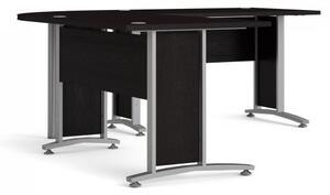 Rohový kancelářský stůl Prima 80400/303 černý - TVI