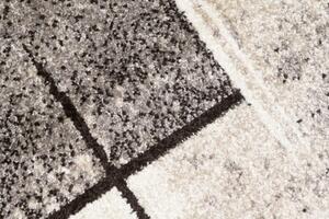 Makro Abra Kusový koberec PETRA 3024 1 244 Moderní Geometrický šedý béžový hnědý Rozměr: 200x300 cm