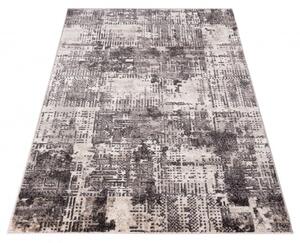 Makro Abra Kusový koberec PETRA 3062 1 244 Abstraktní šedý béžový hnědý Rozměr: 120x170 cm