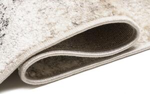 Makro Abra Kusový koberec PETRA 3019 1 244 Geometrický Moderní šedý béžový hnědý Rozměr: 80x150 cm