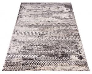 Makro Abra Kusový koberec PETRA 3003 1 244 Abstraktní Moderní šedý béžový hnědý Rozměr: 80x150 cm