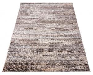 Makro Abra Kusový koberec PETRA 5011 1 744 Abstraktní Moderní béžový šedý hnědý Rozměr: 140x200 cm