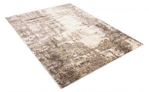 Makro Abra Kusový koberec PETRA 3001 1 744 Absraktní Moderní béžový hnědý šedý Rozměr: 80x150 cm