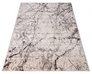 Makro Abra Kusový koberec PETRA 3079 1 244 Abstraktní Moderní béžový šedý hnědý Rozměr: 80x150 cm