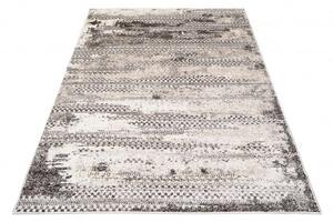 Makro Abra Kusový koberec PETRA 3003 1 244 Abstraktní Moderní šedý béžový hnědý Rozměr: 140x200 cm