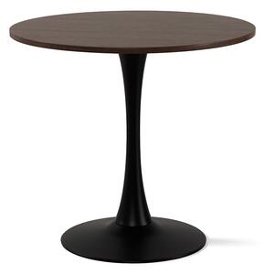 Vikio Jídelní stůl kulatý 80 cm dekor ořech HJS103OR-80