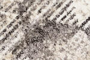 Makro Abra Kusový koberec PETRA 3009 1 255 Geometrický Moderní šedý béžový hnědý Rozměr: 200x300 cm