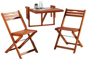 SADA NA BALKON 3dílné, Gardenson - Online Only zahradní nábytek, Online Only