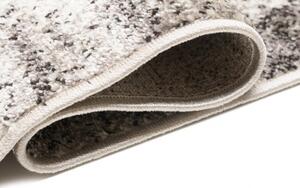 Makro Abra Kusový koberec PETRA 3053 1 244 Abstraktní Moderní šedý béžový hnědý Rozměr: 80x150 cm