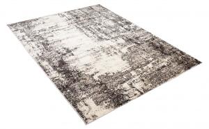 Makro Abra Kusový koberec PETRA 3001 1 244 Abstraktní šedý béžový hnědý Rozměr: 80x150 cm