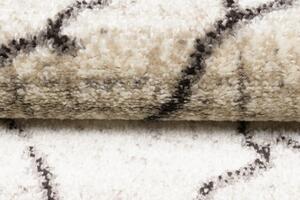 Makro Abra Kusový koberec PETRA 3012 1 244 Moderní Abstraktní béžový šedý hnědý Rozměr: 80x150 cm