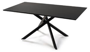 Vikio Jídelní stůl 180x90 černý dekor dřeva HJS102C