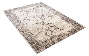 Makro Abra Kusový koberec PETRA 3012 1 244 Moderní Abstraktní béžový šedý hnědý Rozměr: 120x170 cm