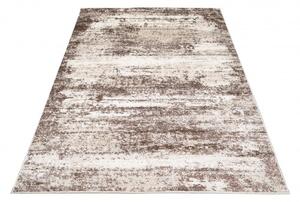 Makro Abra Kusový koberec PETRA 3053 1 744 Abstraktní béžový hnědý šedý Rozměr: 120x170 cm