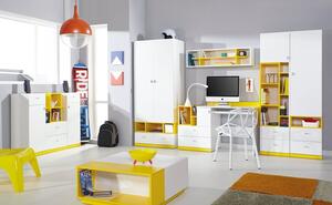 Mobi TV stolek MO12 Zvolte barevné provedení: bílá lux - žlutá