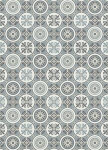 Breno PVC SLIMTEX Lagos 909M - ornamentální dlaždice, šíře 100 cm