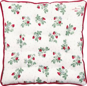 Sedák na židli Berry White 40 × 40 cm