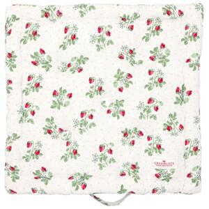 Prošívaný podsedák Berry White 50 × 50 cm